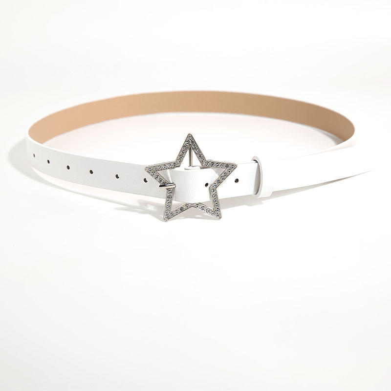 Millennial dopamine babes style pink y2k belt women's jeans new summer tide star belt design