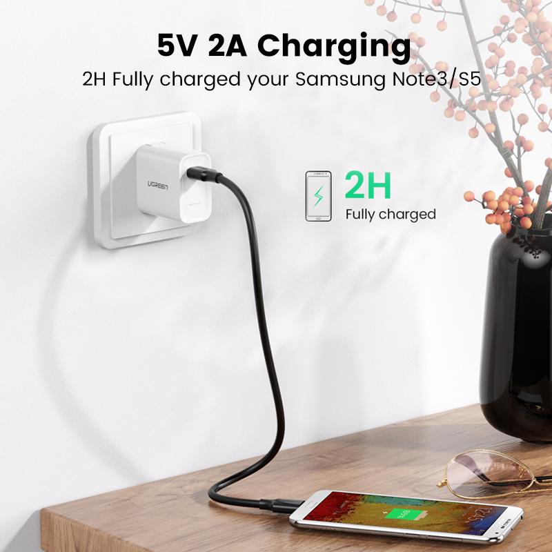 UGREEN Micro USB 3.0 Cable USB 3.0 Type A Male to Micro B Cord for Samsung Galaxy S5, Note 3, Camera, Hard Drive and More. 