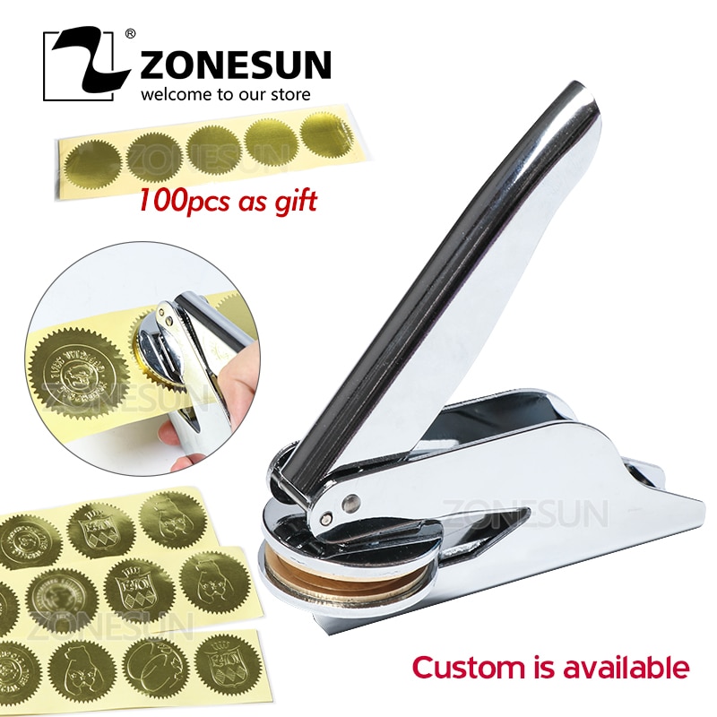 Custom Embosser Stamp Persoanlized Logo Embossing Seal Address For Paper Document Envelope Embosser Wedding Invitations. 