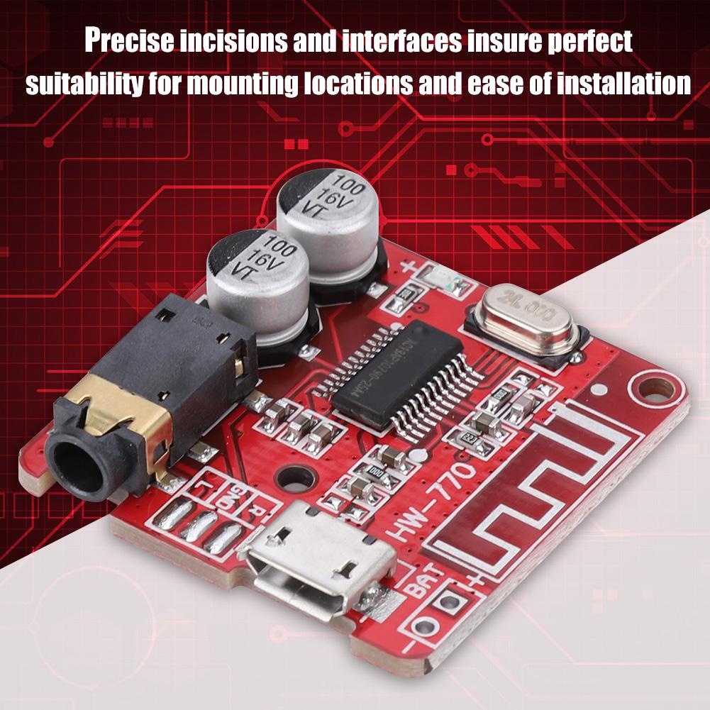 RED Color XY-BT-MINI 3.7-5V 4.1 Bluetooth Audio Receiver Mp3 Amplifiers Board For Car Speakers Audio Power Amplifiers Music Module Low Price. 