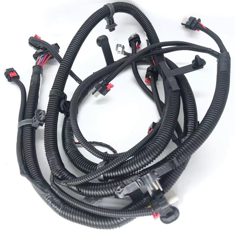 Car Front Bumper Reversing Radar Wiring Harness 2067958-01-B Without Fog Light Interface Accessories for Tesla Model 3 2021-2023. 