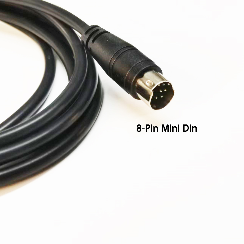 Allen Bradley PLC Programming Cable DB9 Female to Mini Din 8P RS232 Serial Cable 1761-CBL-PM02. 