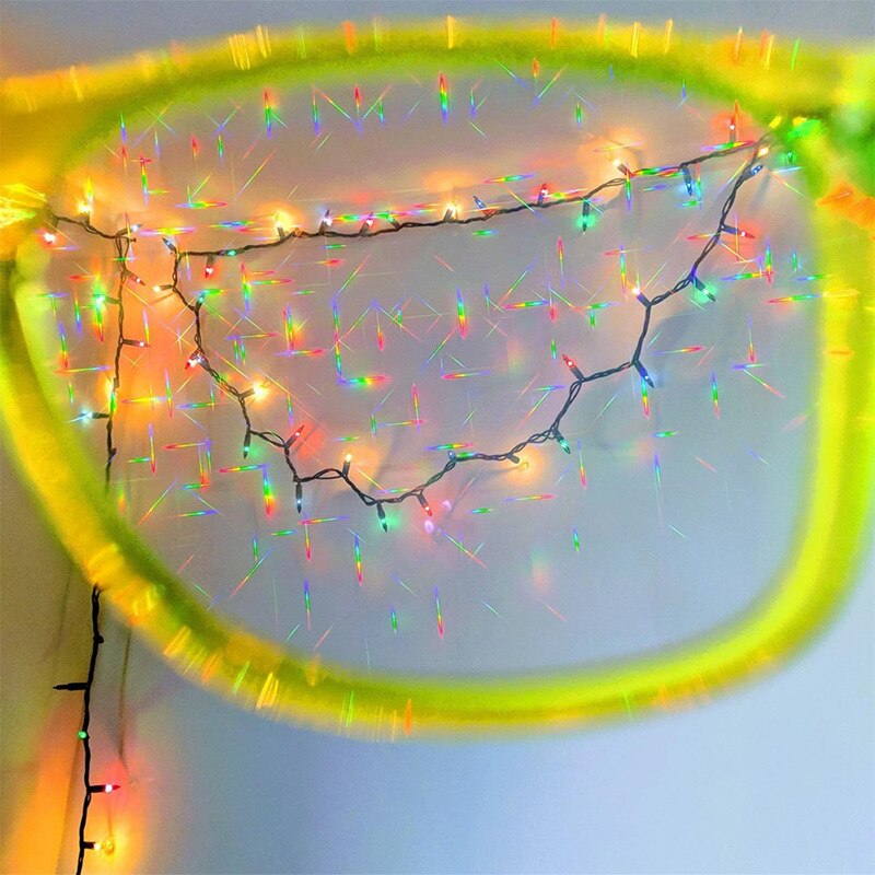 2021 New Premium Diffraction 3D Prism Raves Glasses Plastic For s Display Laser Shows Rainbow Gratings Glasses. 