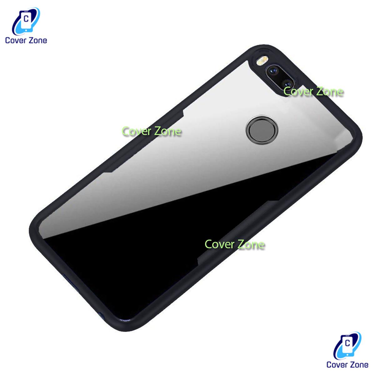 For Xiaomi Mi A1 / Mi 5X Shockproof TPU Bumper Hard Clear Acrylic Mobile Phone Case For Mi A1 Back Cover - Phone - Camera. 