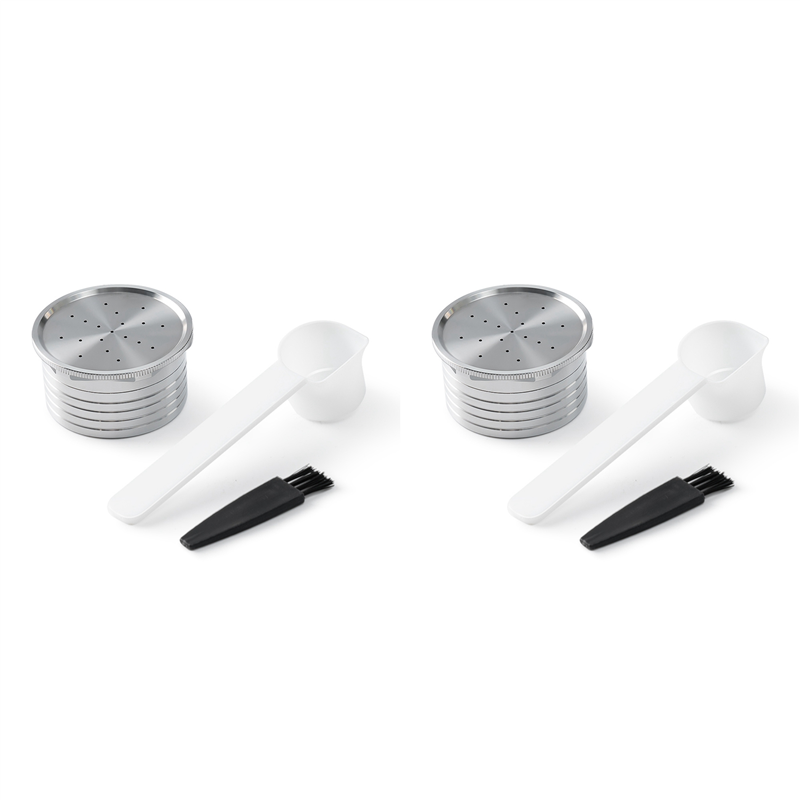 2X for Essse Espresso Caffe - S.12 Machine Stianless Steel Reusable Coffee Capsule Espresso Coffee Filter Pods