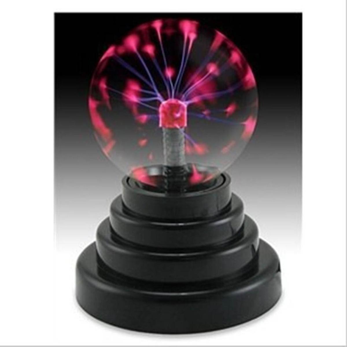 USB Plasma Ball Electrostatic Sphere Light Magic Crystal Lamp Ball Desktop Lightning Christmas Party Touch Sensitive Lights