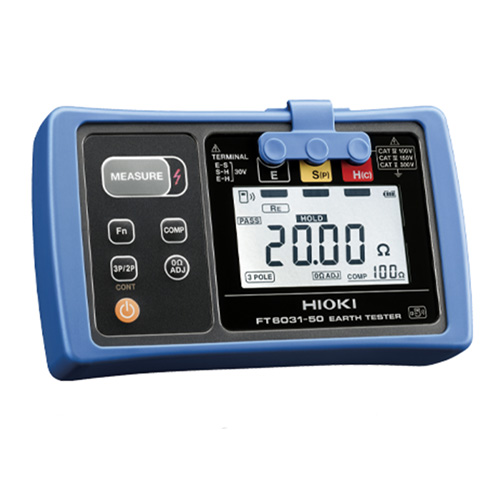 Hioki FT6031-50 Earth Tester Tough and Ready for the Field IP67 Dustproof and Waterproof - Kings Trading. 