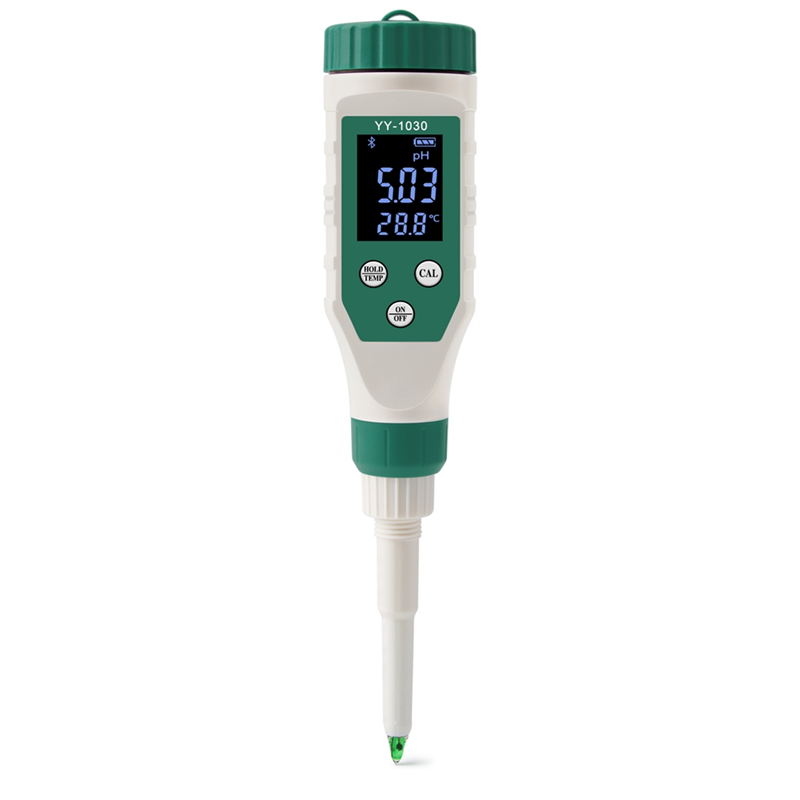 Digital Bluetooth Food PH Meter 0.00-14.00 High Accuracy Sensor Smart Temp ity Tester for Brewing Fruit Cheese