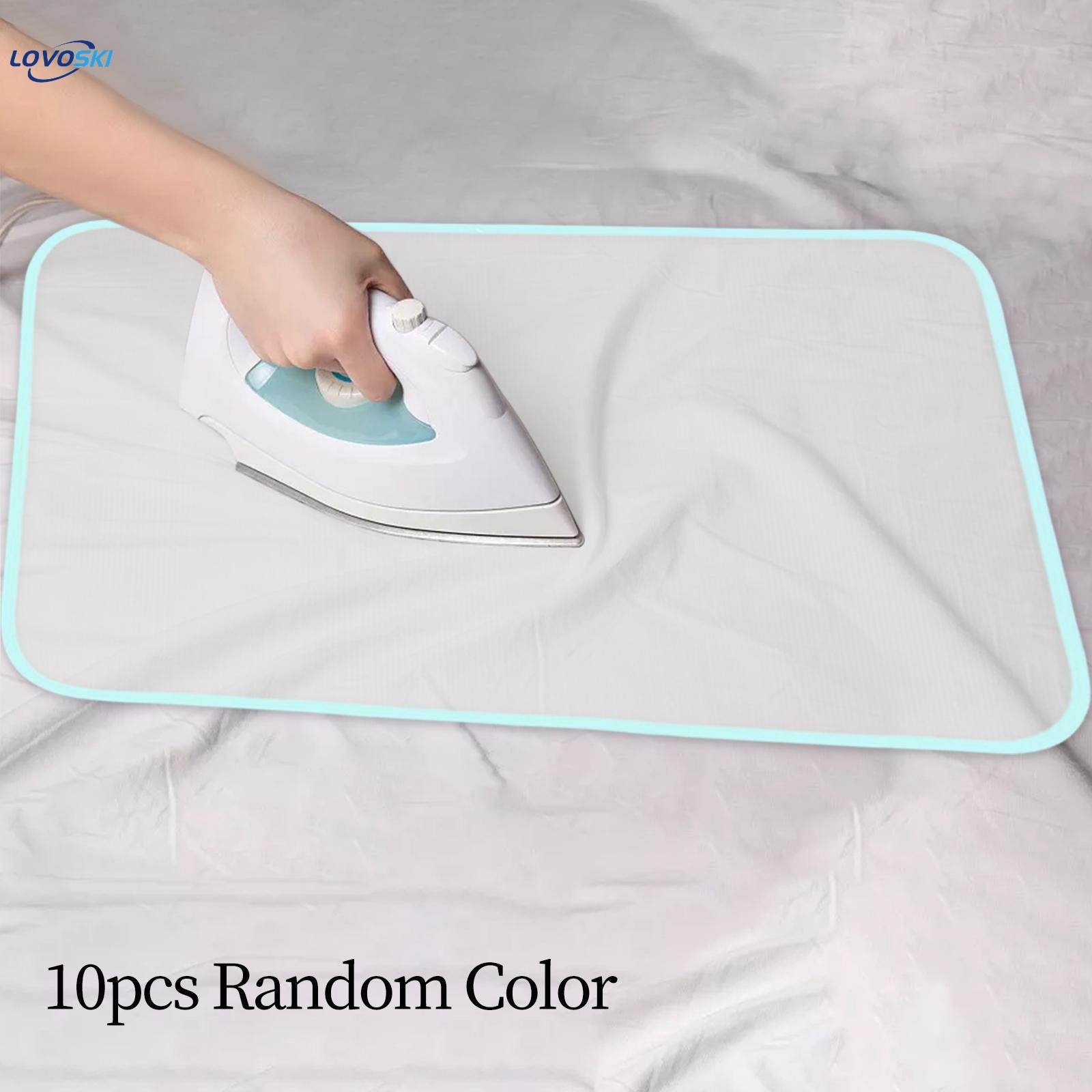 10 Pieces Heat Resistant Ironing Mesh Sheet Pressing Pad Household Net 40cmx60cm. 