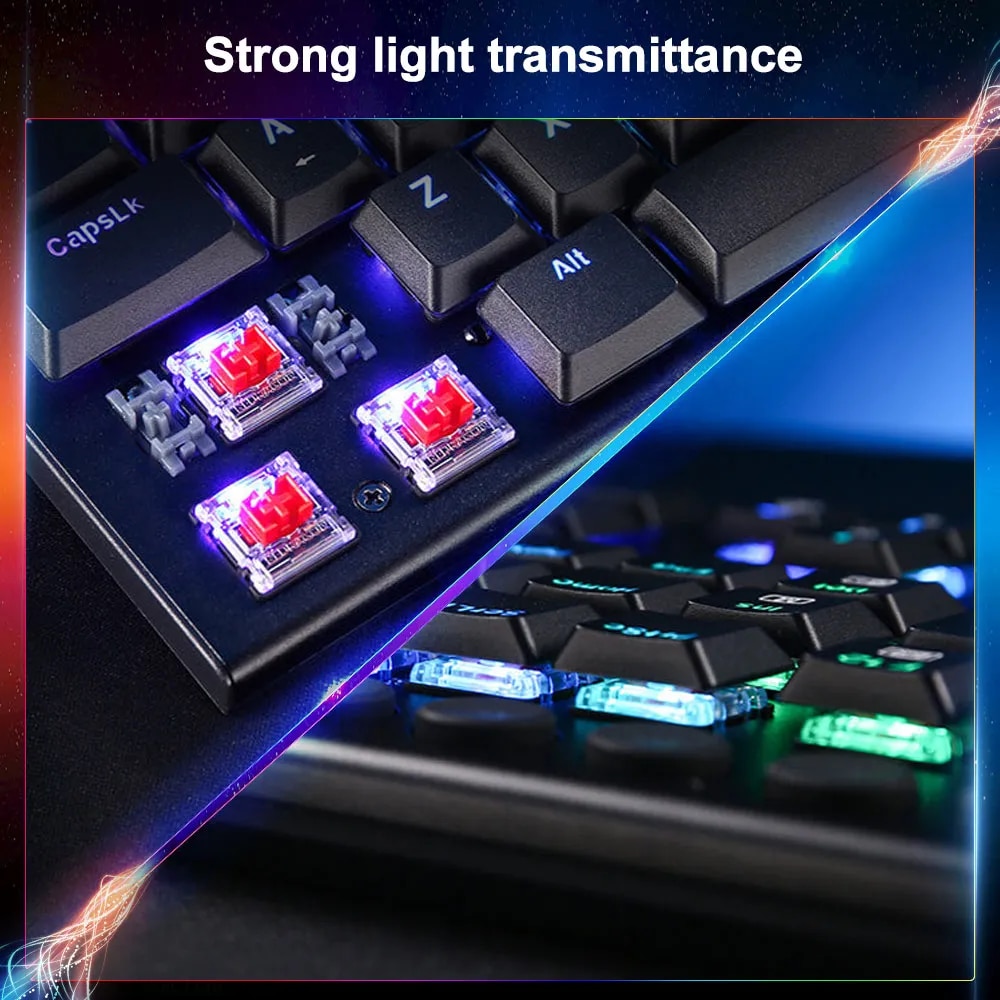 REDRAGON SMD RGB MX Low Profile 5.5 switch 3Pin Clicky Linear Tactile silent Mechanical keyboard red black blue brown Switche. 