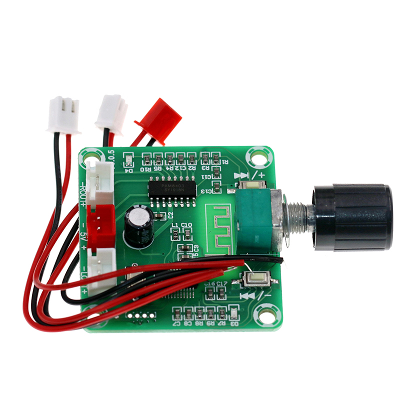 XH-A158 Ultra Clear Bluetooth 5.0 Audio Power Amplifier Board Small Power Pam8403 DIY Wireless Speaker Amplifier Board 5W*2 Eatop. 