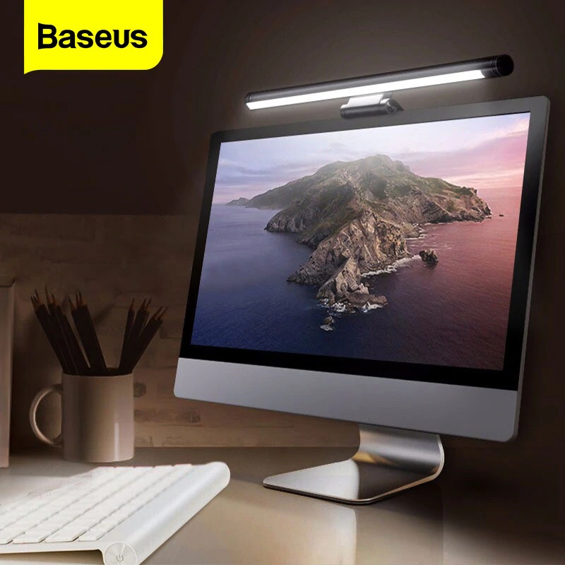 Baseus Screenbar LED Desk Lamp PC Computer Laptop Screen Bar Hanging Light Table Lamp Office Study Reading Ligh