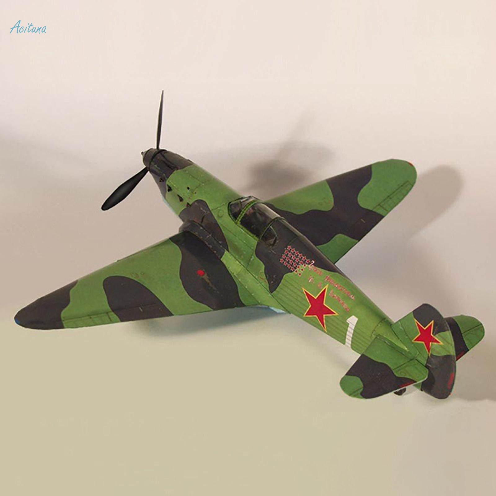1/35 1 Fighter Aircraft Paper Model Papercraft Hobby Toy Simulation. 