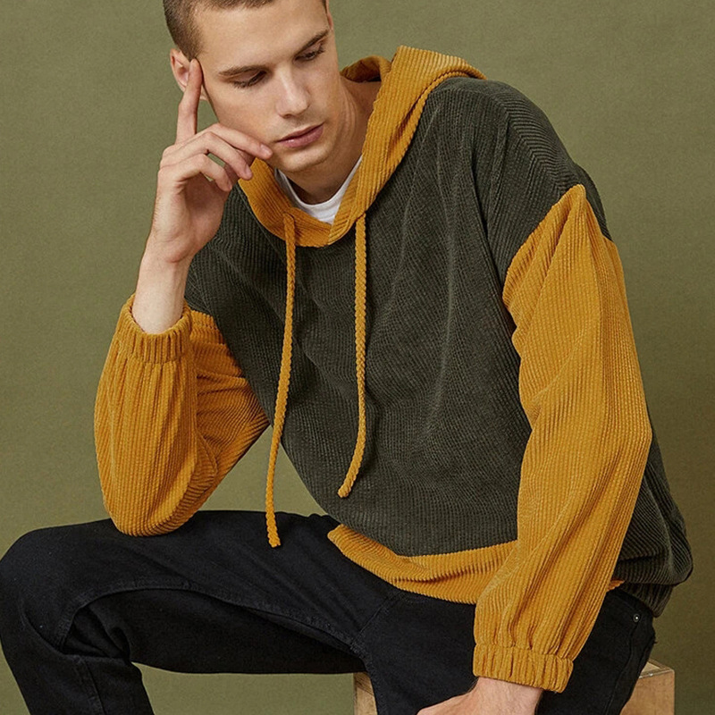 Winter Hoodie Corduroy Sweater Corduroy 
