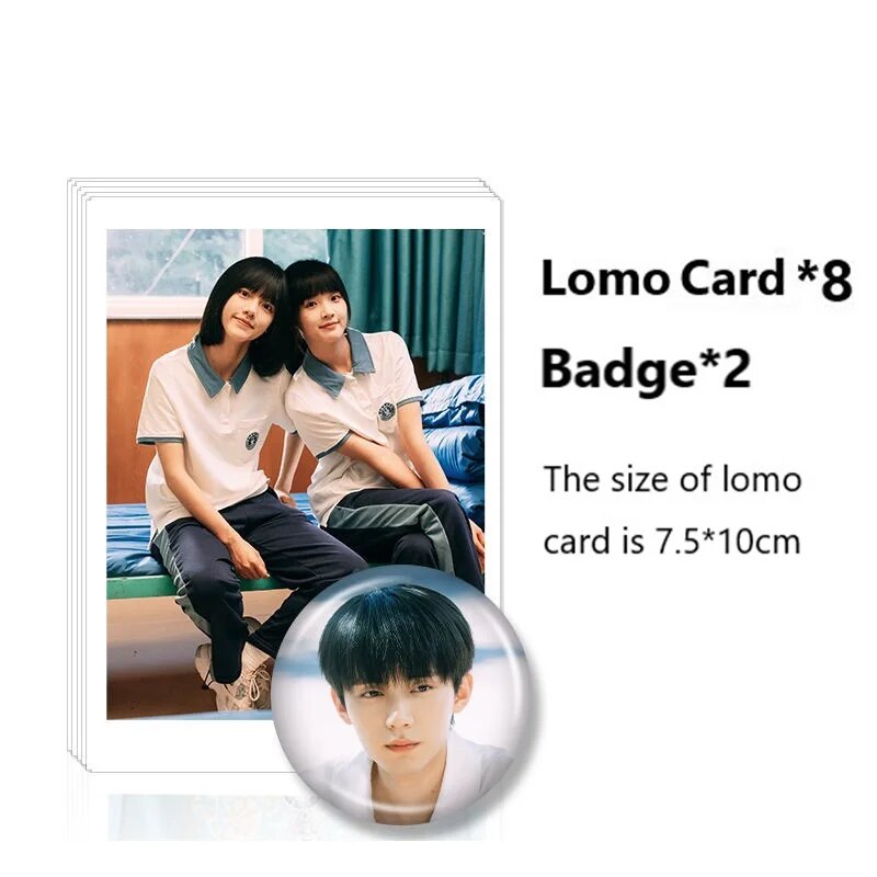 When I Fly Towards You Zhou Yiran Zhang Lurang Miaoyi Zhang Su Zaizai Photobook Set With Poster Photo Bookmark Badge Mini card. 