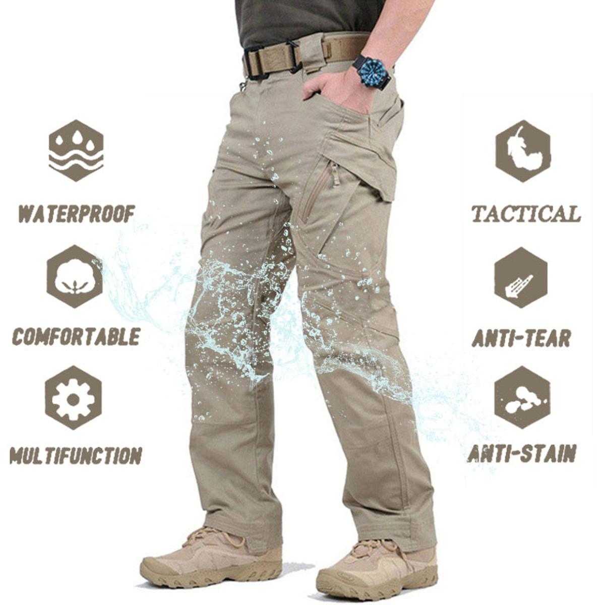 ens Waterproof Cargo ants Elast ultiple oet ilitary ale rousers or Joggers ant lus Size actal ants en. 