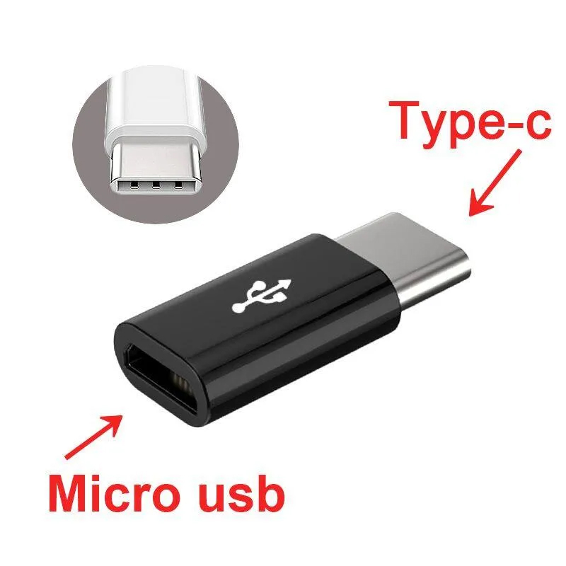 Micro USB To Type-C Charging Converter. 