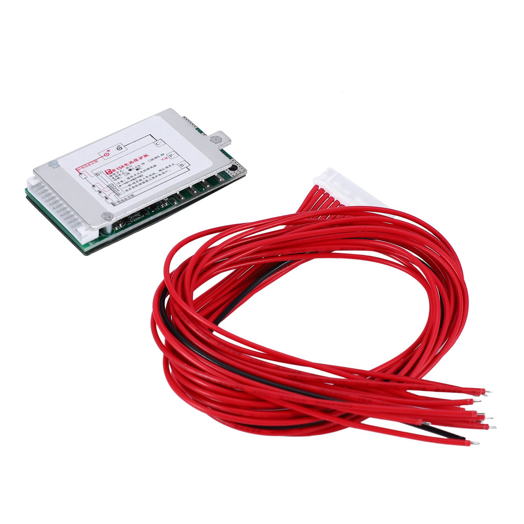 5X 13S 48V 15A Li-Ion Lipolymer Battery Protection Board BMS PCB Board with Heatsink for E-Bike EScooter