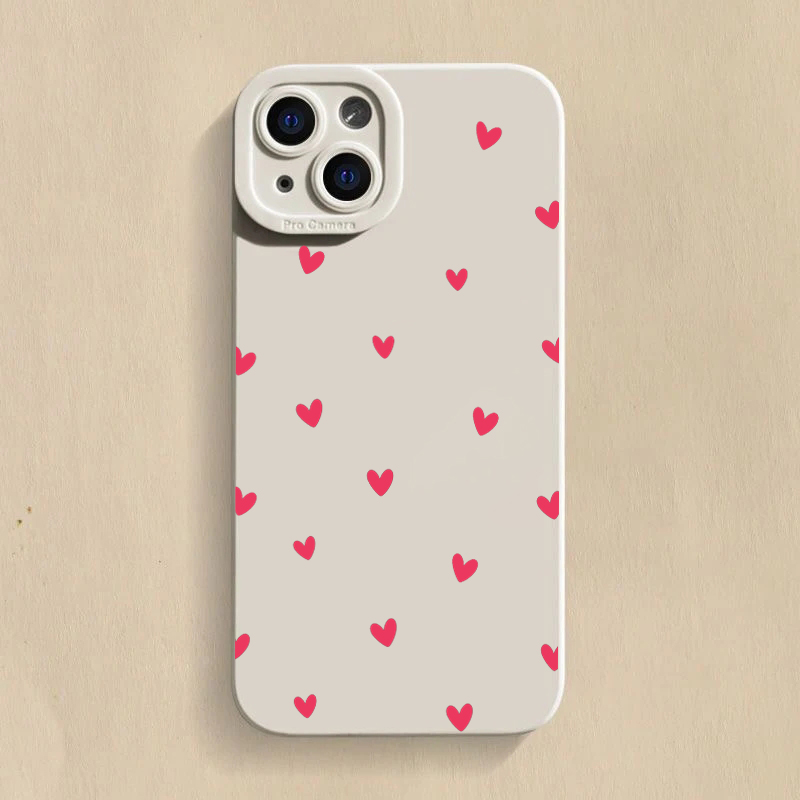 Black Love Heart Phone Case For Xiaomi Mi 14 13 12T 13T 11T Prrelaxo 11 Lite 5G NE Poco F6 F5 X5 X3 Pro Candy Silicone Soft Cover