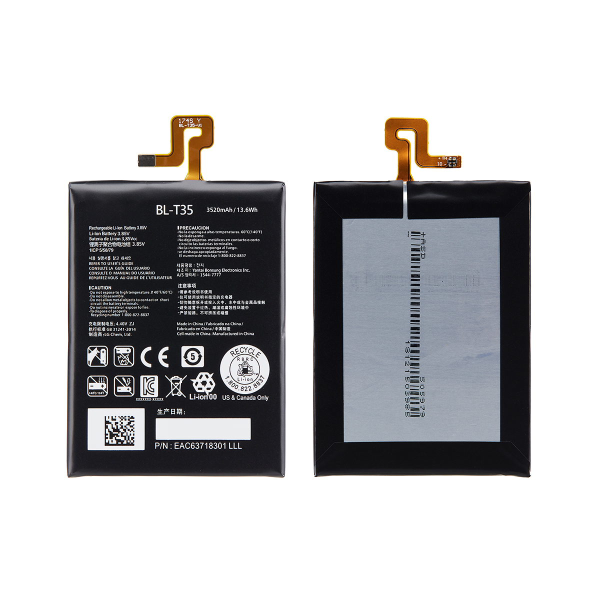 BL-T35 Phone Batteries For Google Pixel 2 / Google Pixel 2 XL Replacement Phone Battery. 