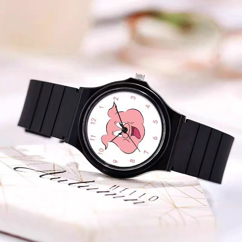 In addition to the three evils of the week, the watch with the primary school quartz watch, Chen Guilin, the same watch, Ruan Jingtian, pink pig