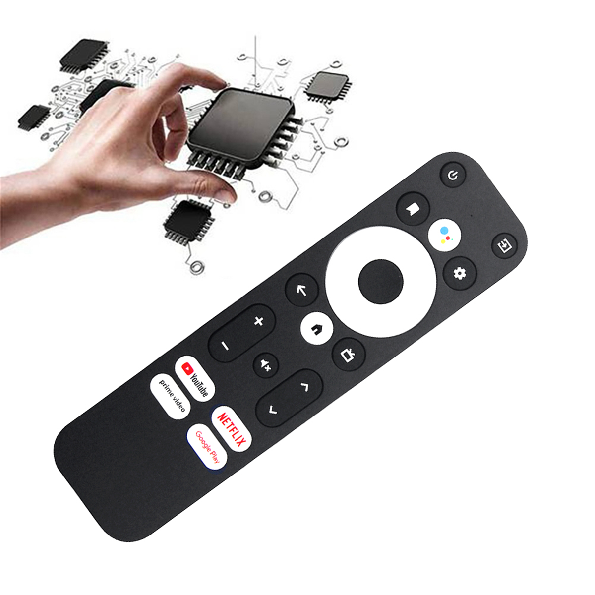 Replace Voice Remote Control for MECOOL/ONN KM2 Plus Android TV Box for MECOOL KM2,KM2 Plus,KM7 Plus,KD3, KD5. 