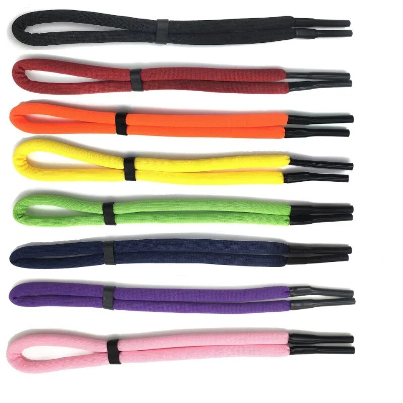 Sport Glasses Cord Adjustable Floating Foam Sunglass Chains Eyeglasses Straps Solid Cord Eyewear Lanyard Anti-Slip String Cord. 