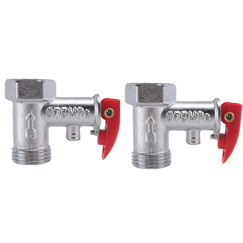 2X 1 / 2 PT Socket Electric Water Boiler Safety Valve