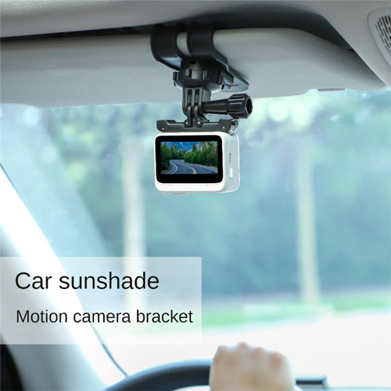 SUNNYLIFE for Insta360 GO3 Sports Camera Gopro11 Accessories Multi-Functional Portable Car Clip Car Sun Visor Bracket. 
