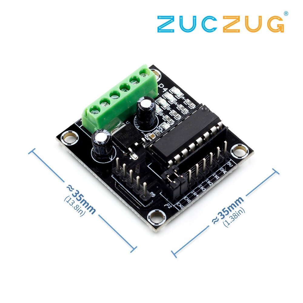 【happy one】4-Channel Motor Drive Shield Expansion Board Module High Voltage Current For Arduino MEGA 2560. 