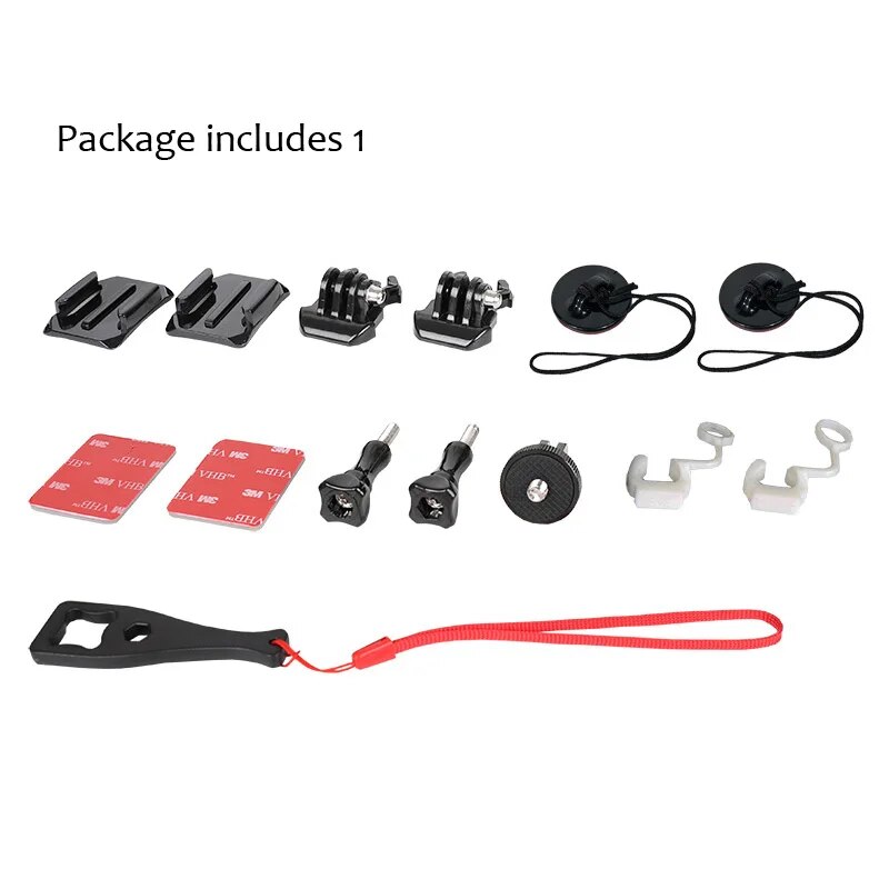 【3C VictoryEagle】Motorcycle Helmet Top Mount for Insta360 alloy Arm xiaomi yi 4k Action Panoramic Camera Accessories