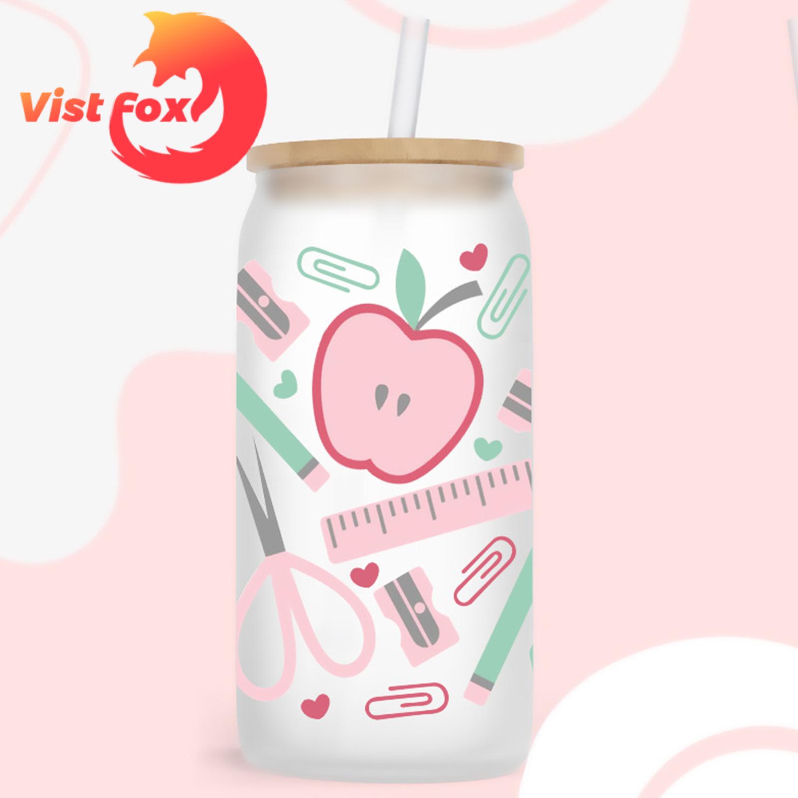Peel Stick Transfer Stickers Waterproof 3d Transfer Stickers for Glass Cups Clear Pattern Scratch-proof Decals Southeast Asian Buyers' Choice Uv Dtf Transfer Stickers. 
