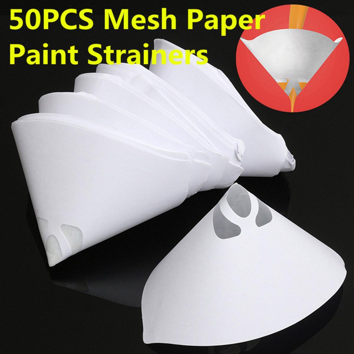 【3C VictoryEagle】50PCS 100 Mesh Fine Strainers Conical Nylon Mesh Cone Filter
