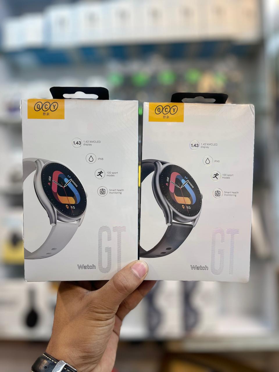 QCY Watch GT Smart Watch Retina AMOLED Display. 