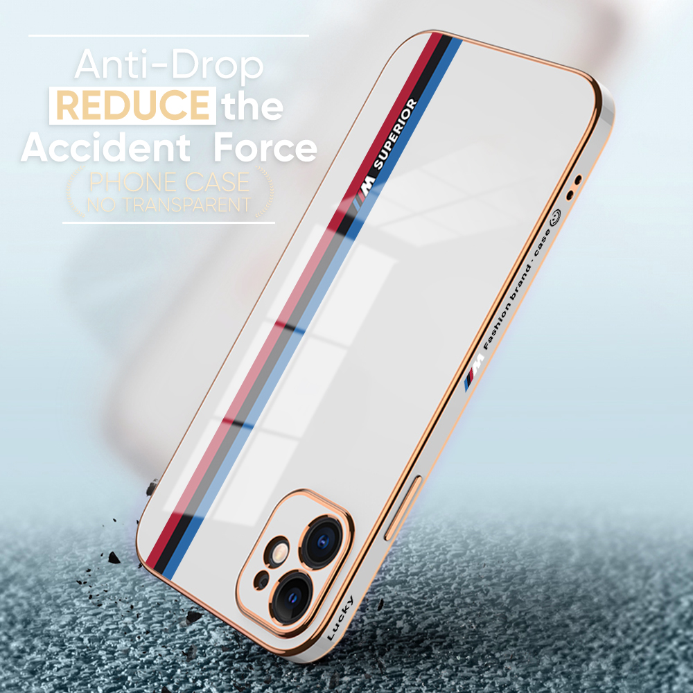 TA for Xiaomi Mi 9T / 9T Pro / Redmi K20 / K20 Pro Back Cover + Free Lanyard Track Sign Luxury 6D Plating Case Side Pattern Soft Silicone Square Phone Cases. 