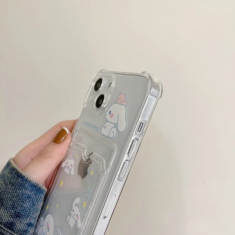 Sanrio Cinnamoroll Phone Cases For iPhone 14 13 12 11 Pro Max X XR XS 8 7 Plus Transparent Shockproof Silicone Hello Kitty Case. 