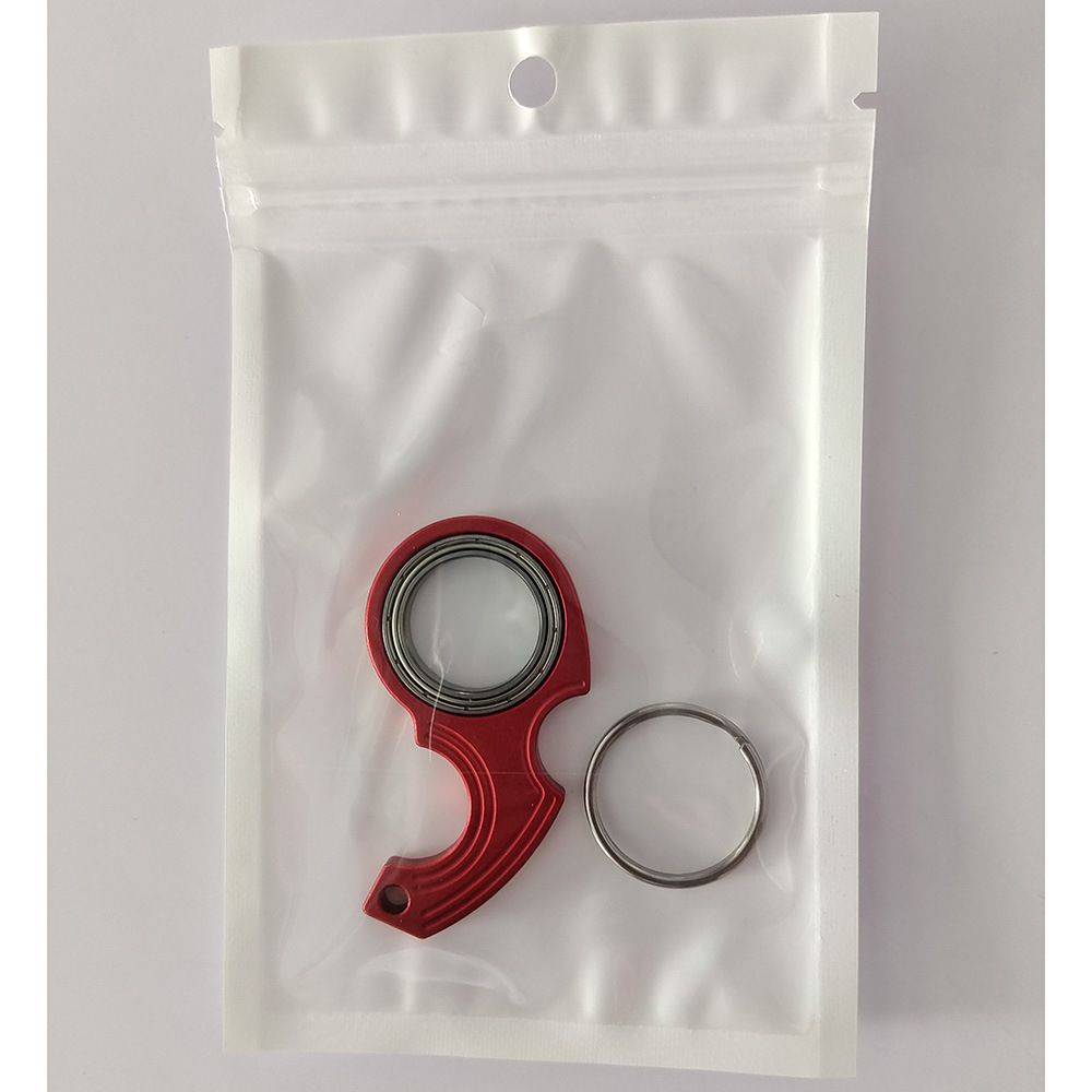 Aluminum Alloy Scimitar type rotary keychain Karambit spinner unzipped keychain fidget spinner 2nd generation fidget spinner. 