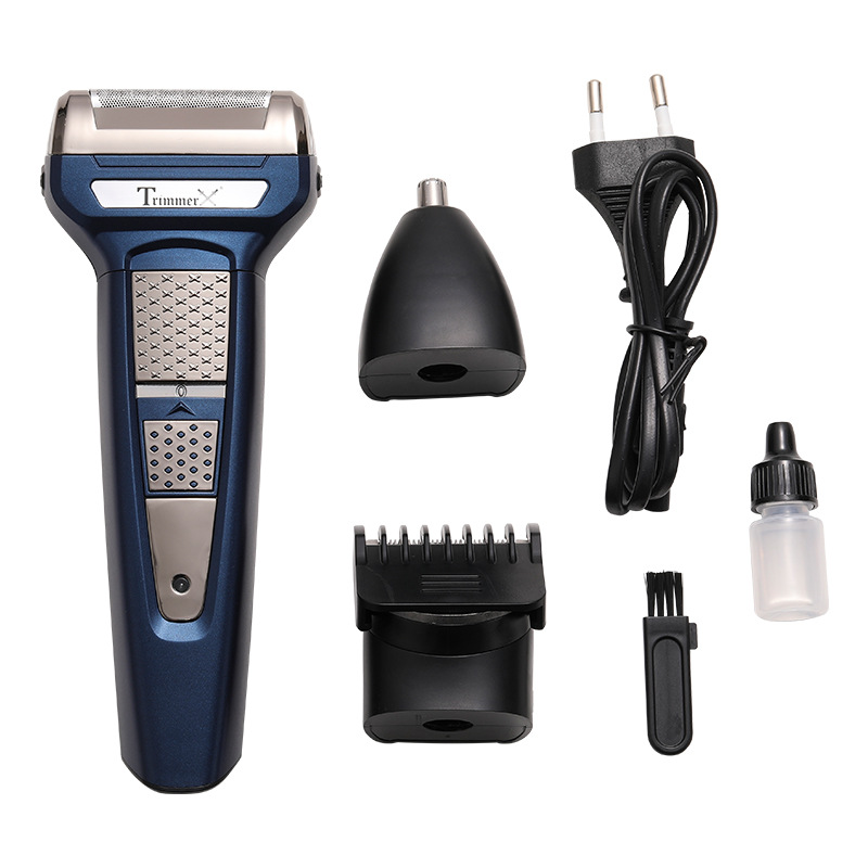 Men's Suit Hair Clipper Reciprocating Shaver Nose Hair Device One Machine Three Usb Charging. 