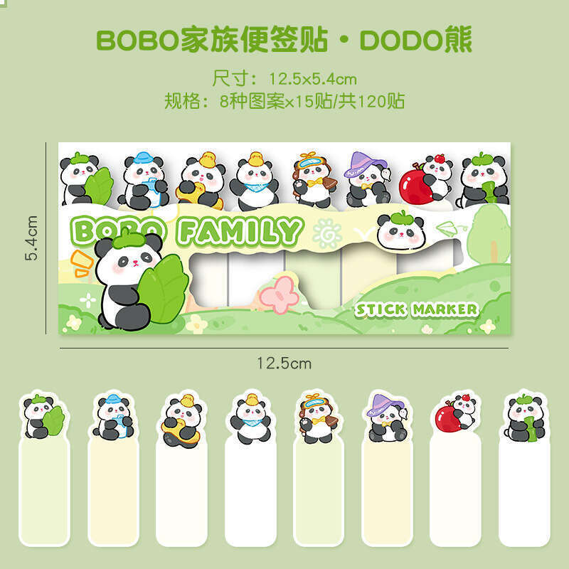 Capibala notes, cute row seat N times, cartoon capybara sticky index stickers, message paper. 