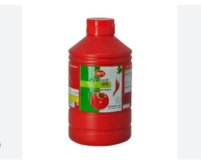 Pran Hot Tomato Sauce Plastic Jar - 1kg