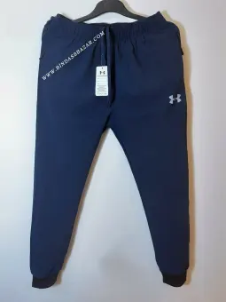 navy blue under armour joggers