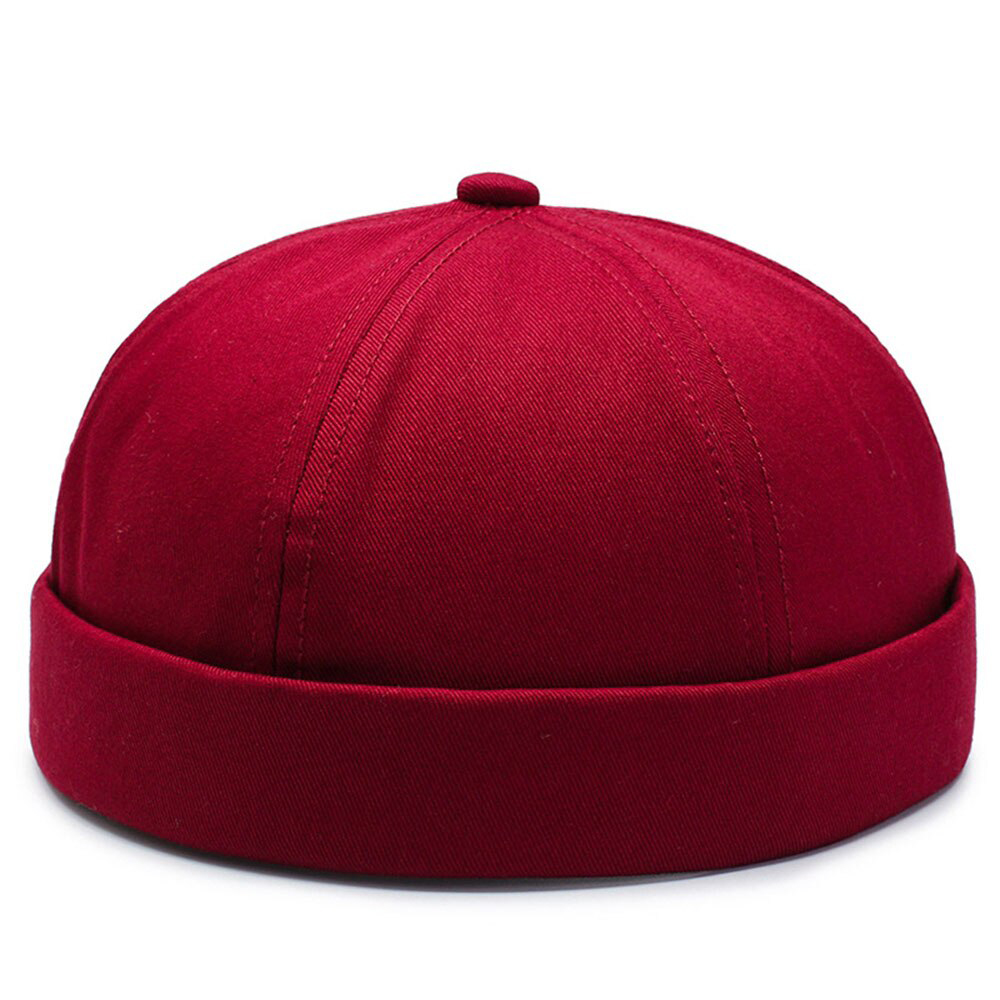 Brimless Hat Men Docker Cap Women Dome 