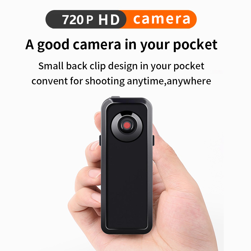 Mini DV Camera Wireless Micro Camera 720p HD Sensor Camcorder MD80 Video Audio Recorder Small Camera Collar Clip. 