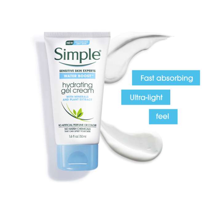 simple hydrating gel cream ingredients