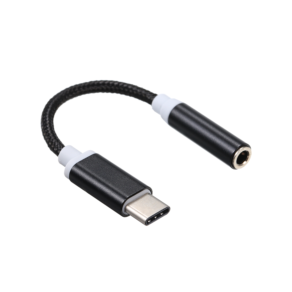 Type C to 3.5mm Aux Adapter Audio Adapter Type-C to 3.5mm Jack Headphone Type C Audio Converter Adapter. 