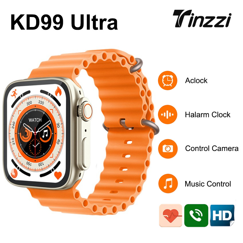 Tinzzi Smart Watch,1.99" Fitness Smartwatch with Heart Rate B-lood Pressure Monitor IP67 Waterproof Bluetooth C-all Watch for Android iOS Phones. 