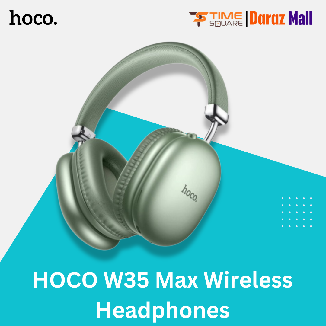 Hoco W35 Max Bluetooth V5.3 Headphone with 90 hours Playtime. 