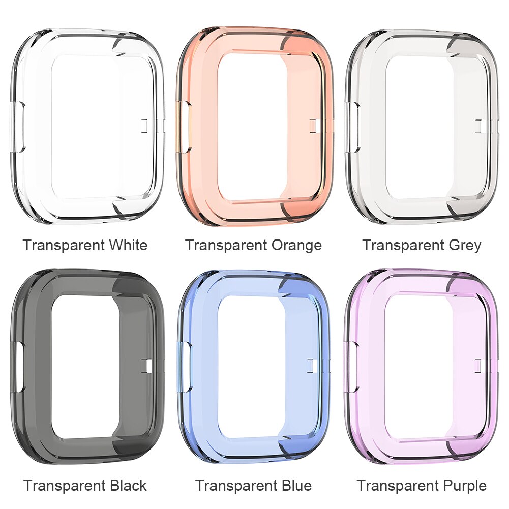 For Fitbit Versa 2 Smart Watch Case Soft TPU Protection Shell Watch Accessories. 