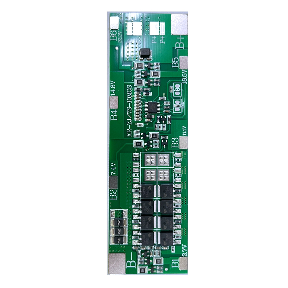 1 Piece 7S 24V Li-Ion 18650 Battery for NEW Packs Charge Board with Balance Equalizer Function Common Port for Power Bank (20A)