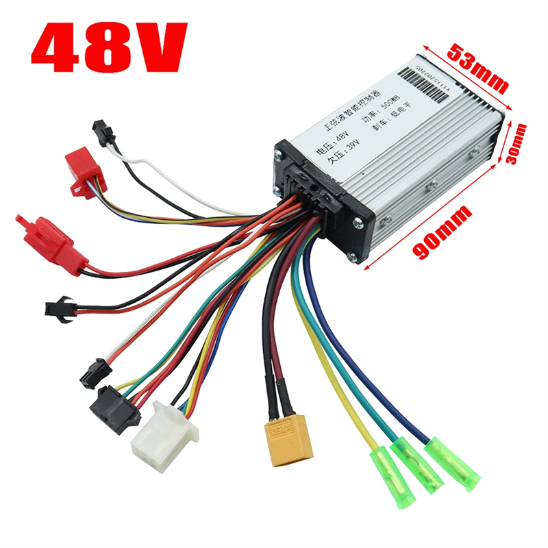 48V 500W Motor Controller MR-100 LCD Display Meter Motor Dashboard Kit for KUGOO M4 Electric Scooter Accessories. 